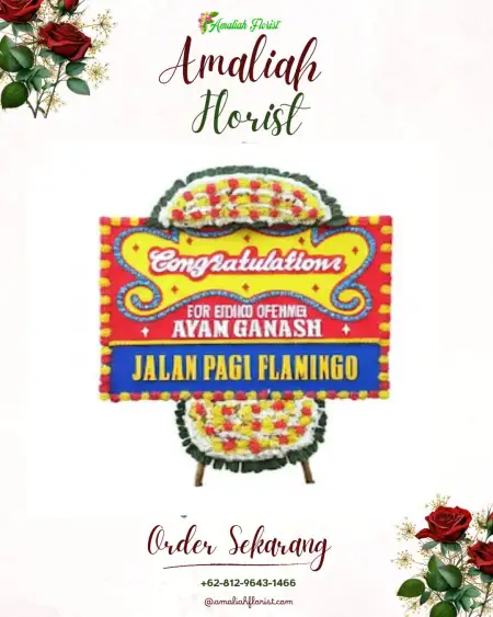 Sewa Papan Bunga Gerih
